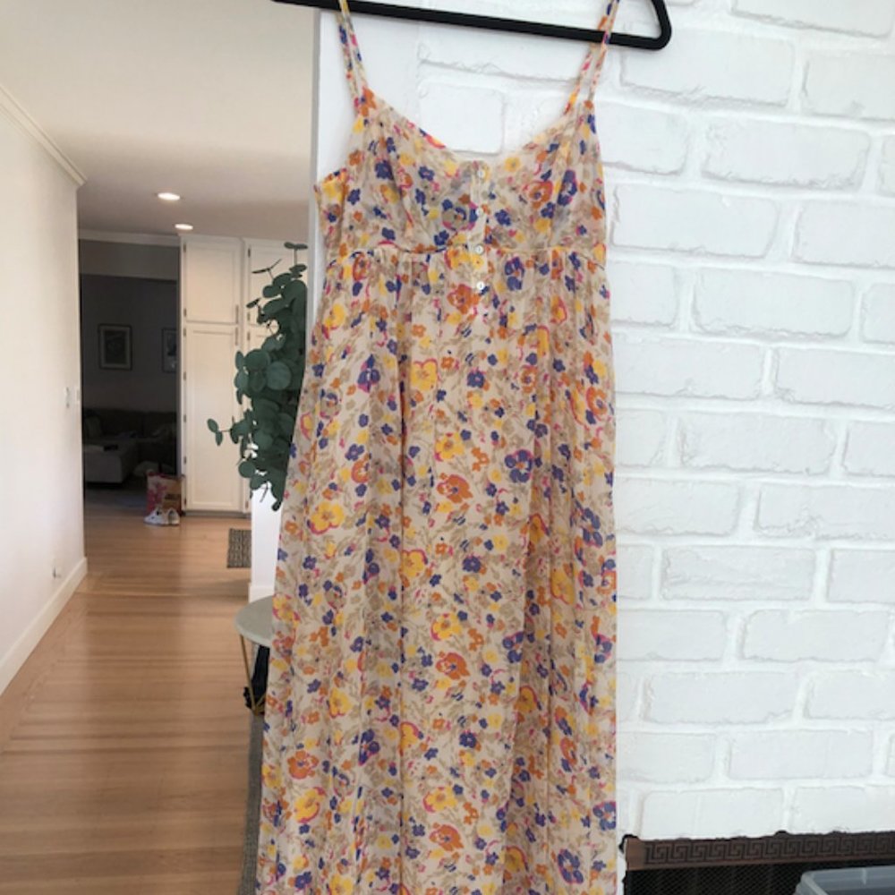Moda Spring Floral Maxi Dress